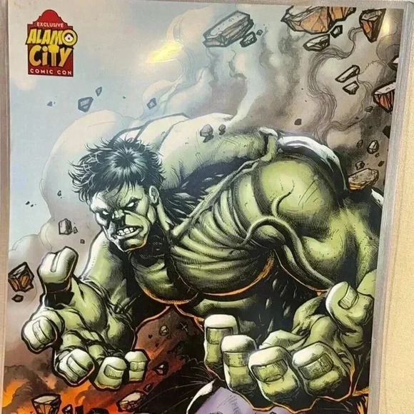 The Incredible Hulk Picture from Alamo City‎ Comic Con 17" NEW in Picture sleeve - Picture 2 of 5